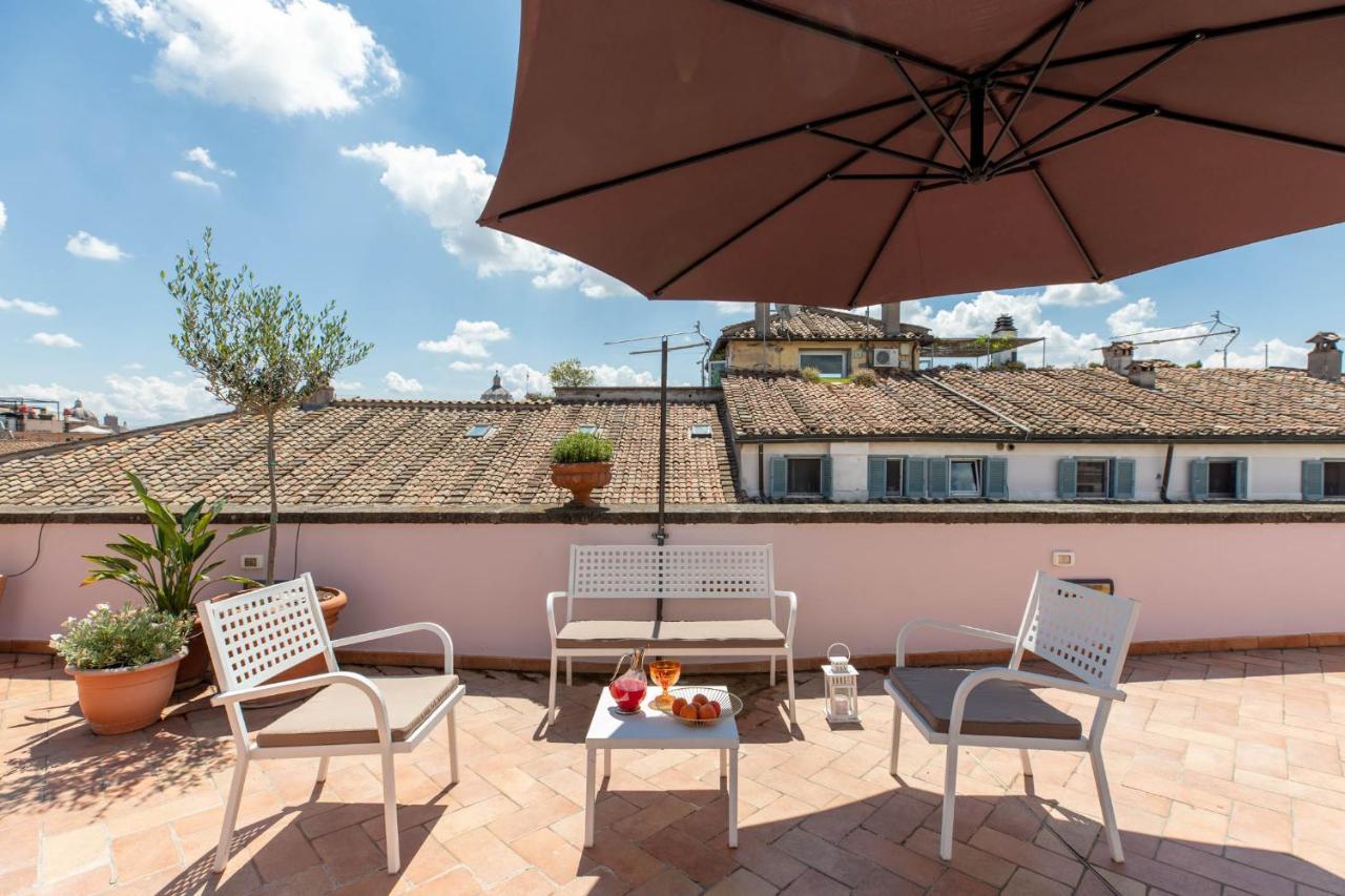 Iflat Penthouse In Campo De' Fiori Apartment Rome Bagian luar foto