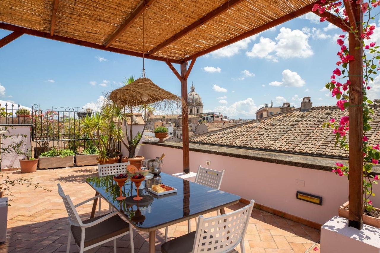Iflat Penthouse In Campo De' Fiori Apartment Rome Bagian luar foto