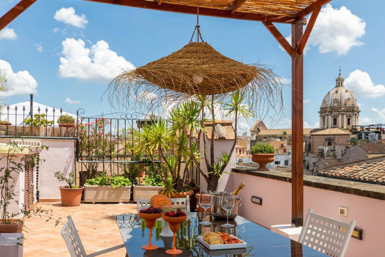 Iflat Penthouse In Campo De' Fiori Apartment Rome Bagian luar foto
