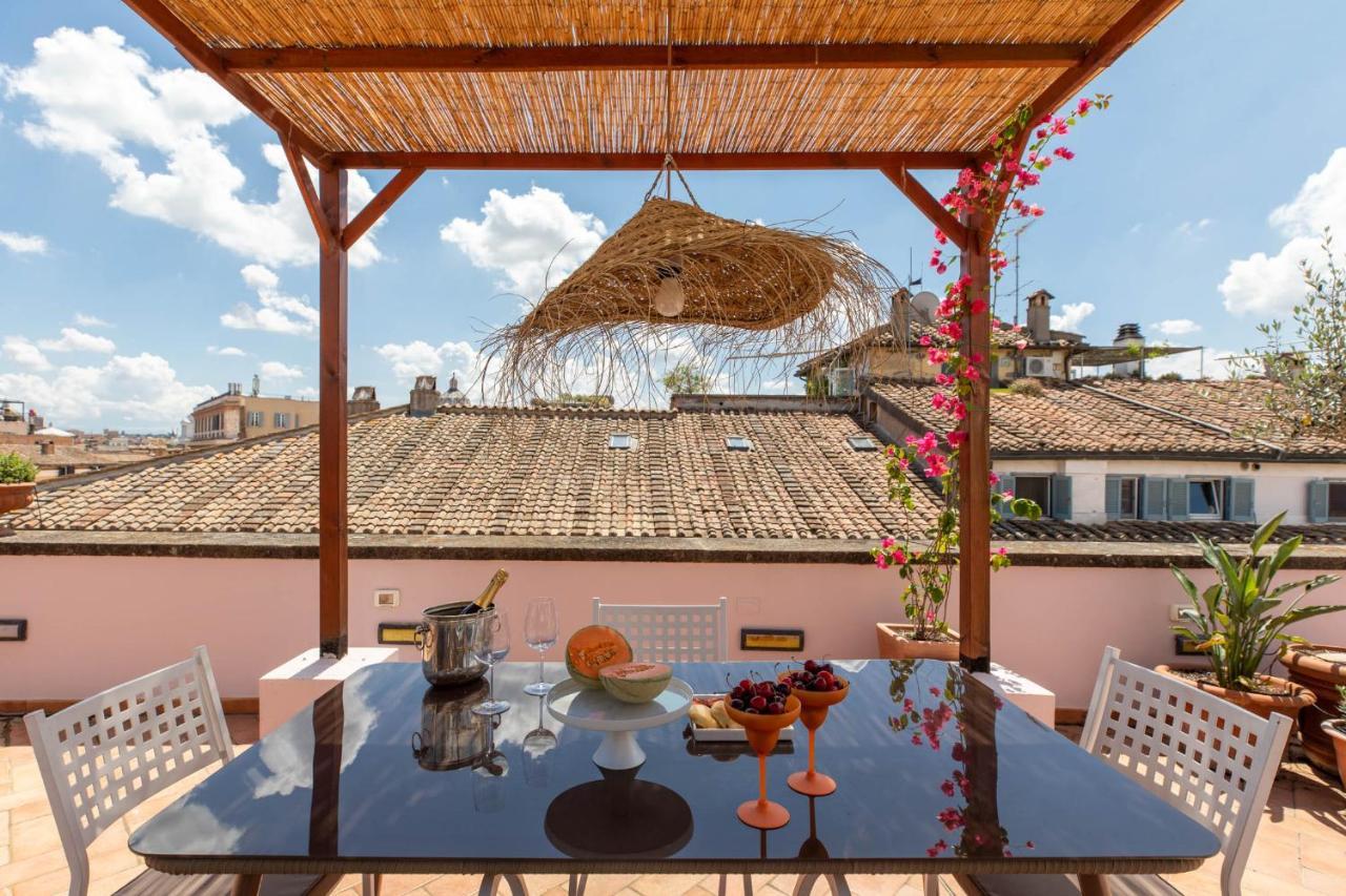 Iflat Penthouse In Campo De' Fiori Apartment Rome Bagian luar foto